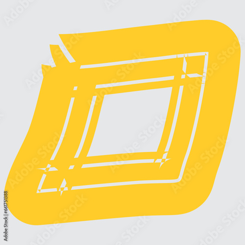 vector highlighter element color can be changed with one click. Vector illustration