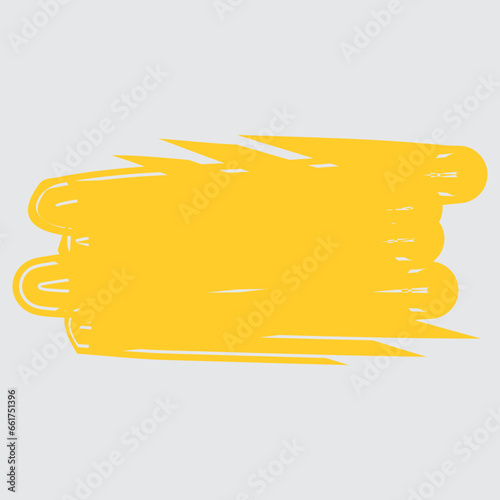 vector highlighter element color can be changed with one click. Vector illustration