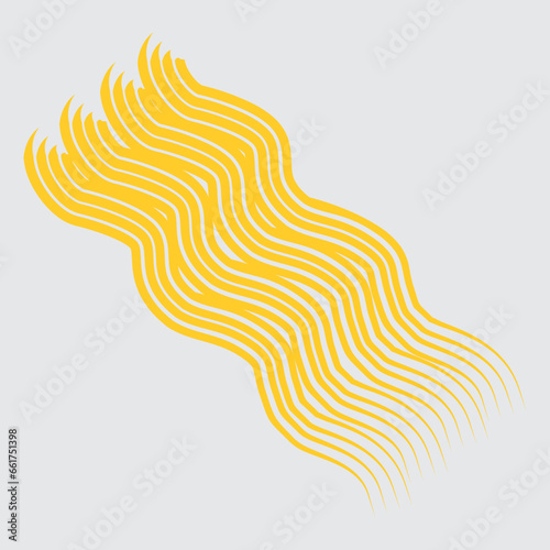 vector highlighter element color can be changed with one click. Vector illustration