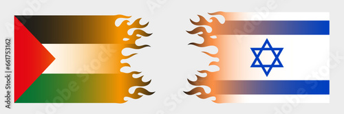 Say no to war. Israeli-Palestinian relations. War is destruction. Stop the war between Palestine and Israel.