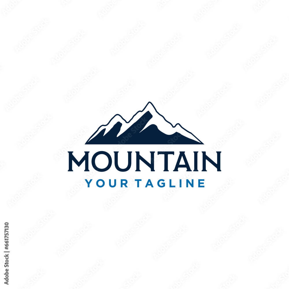 Mountain Logo Sign Design