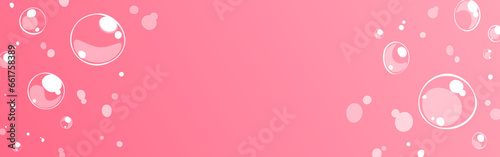背景イラスト_泡_ピンク