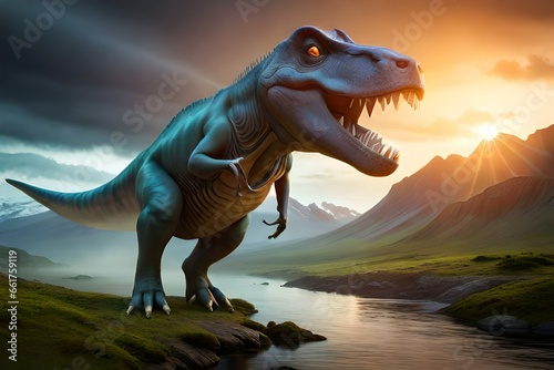 t rex dinosaur © jani