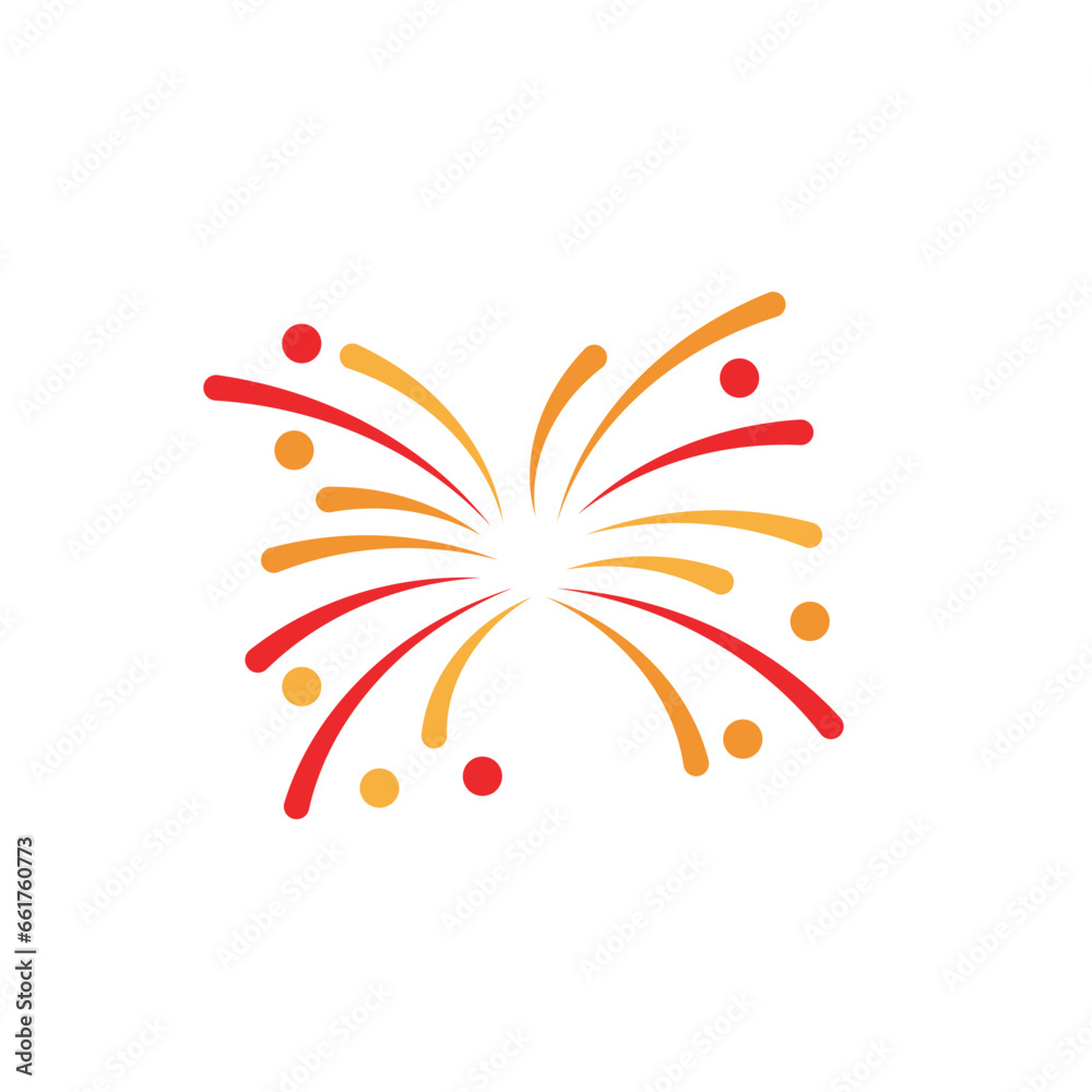 Obraz premium Fireworks Illustration