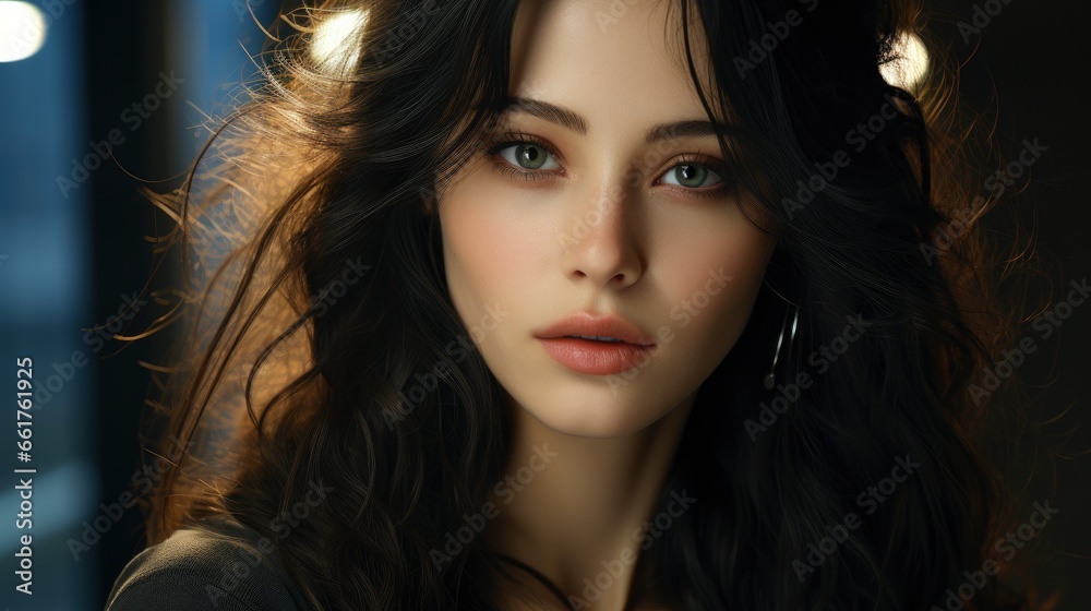 Fototapeta premium Beautiful Woman Face Hand Make Up , Background Images , Hd Wallpapers, Background Image
