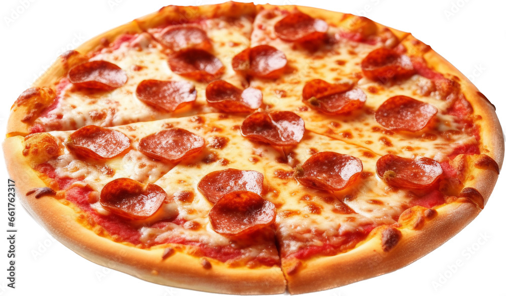 Pizza png with AI generated.