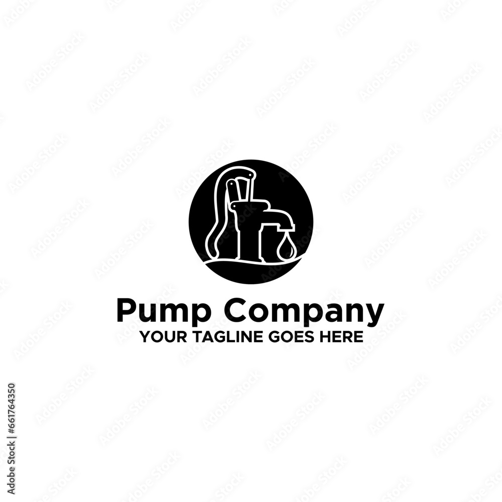Pump Plumbing Logo Sign Design Pump Plumbing Logo Sign Design