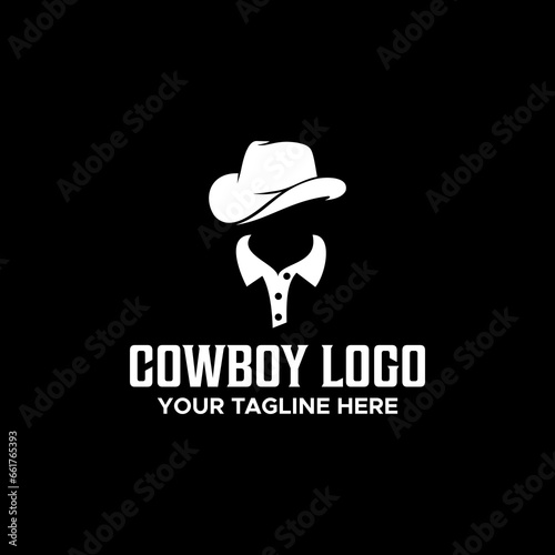 Cowboy Logo Sign Design