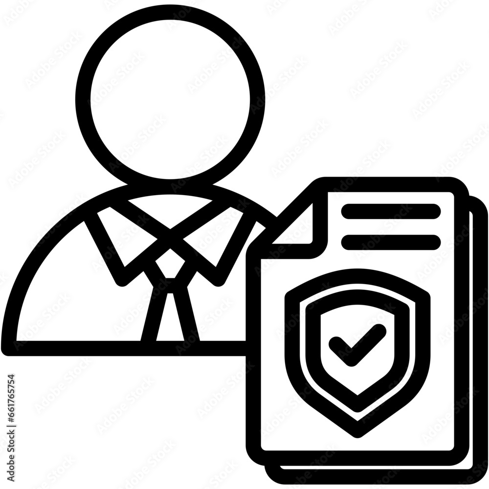 Insurance Agent Icon Insurance Agent Icon
