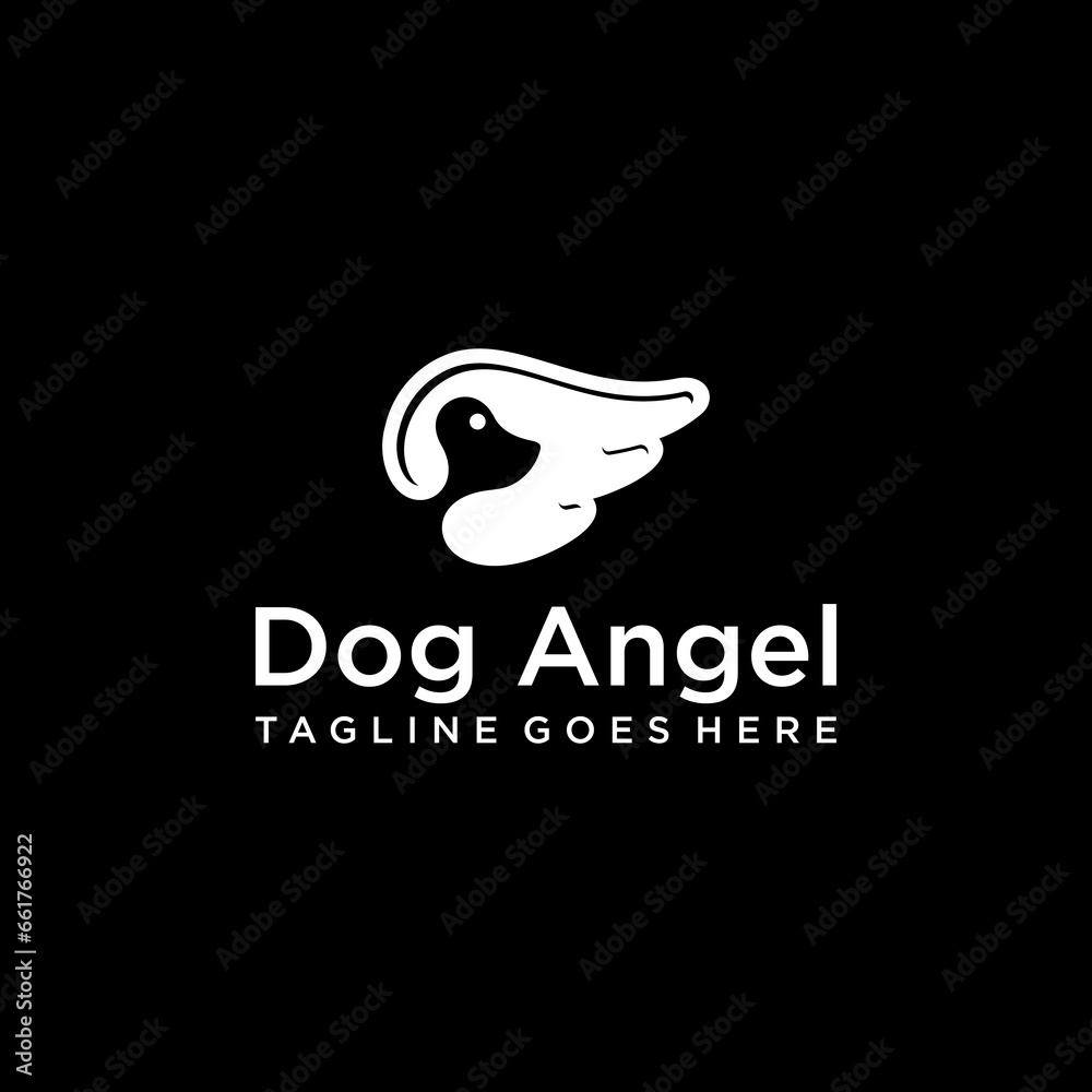 Obraz premium Dog Logo Sign Design .