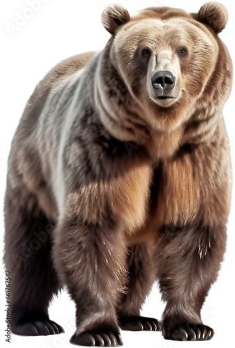 Bear png with AI generated.