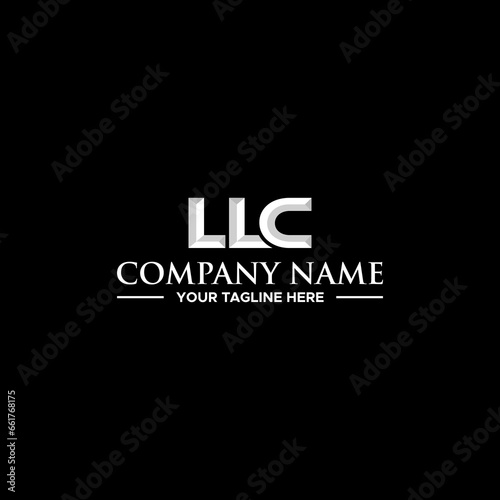 LLC Initial Logo Sign Design for Your Company
