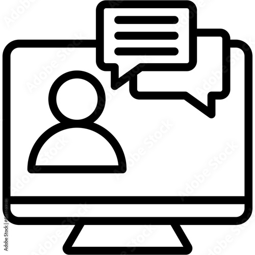 Online Meeting Icon