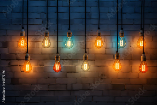 Bright ideas on wall
