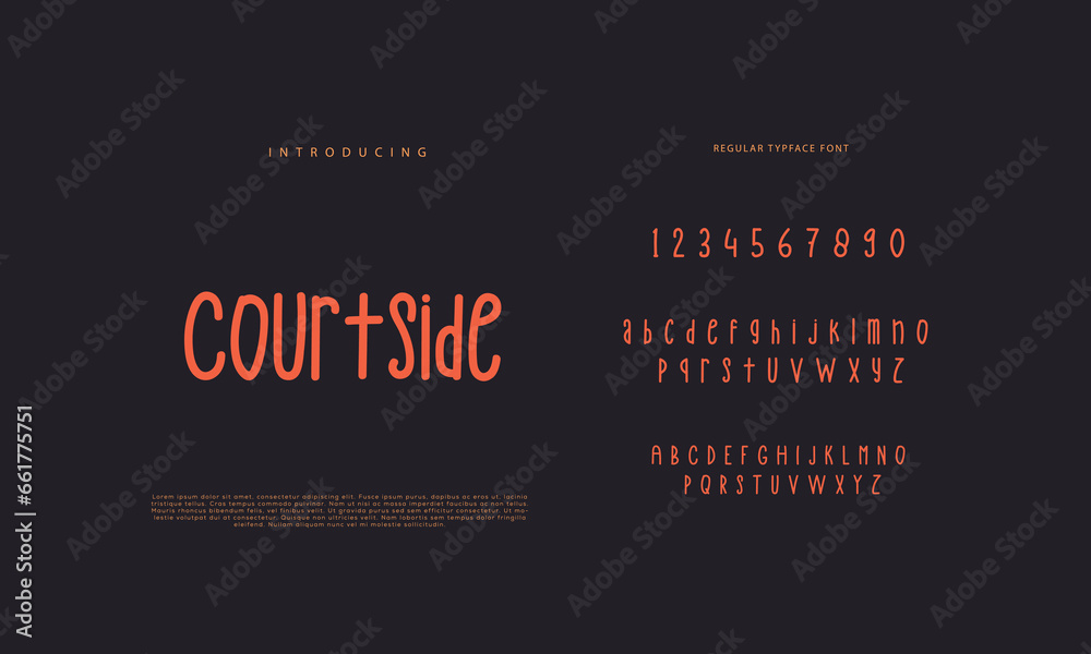 Fototapeta premium Handwritten Script font. Hand drawn brush style modern calligraphy cursive typeface. Hand Lettering and Custom Typography alphabet for Designs: Logo, Greeting Cards, Poster. Vector Brush type set. 
