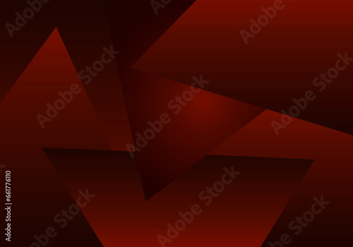 Fondo abstracto rojo con picos. Fondo de puntas