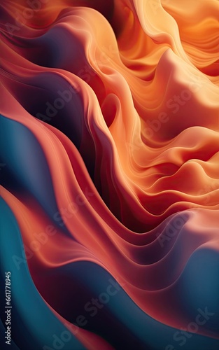 abstract background with waves