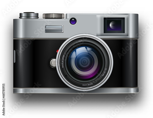 Background with photo camera
