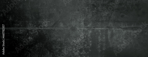 grunge grey rusty on dark black metal wall background texture used as banner panorama. steel metal grunge texture with rusty fancy used for background. dark gray black wallpaper.