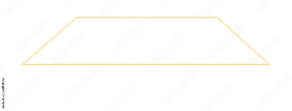 Fototapeta premium Bright Yellow scene. Light Effects. Glow light effect. PNG. 