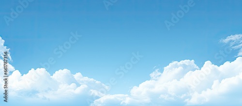 sky color blue With copyspace for text photo