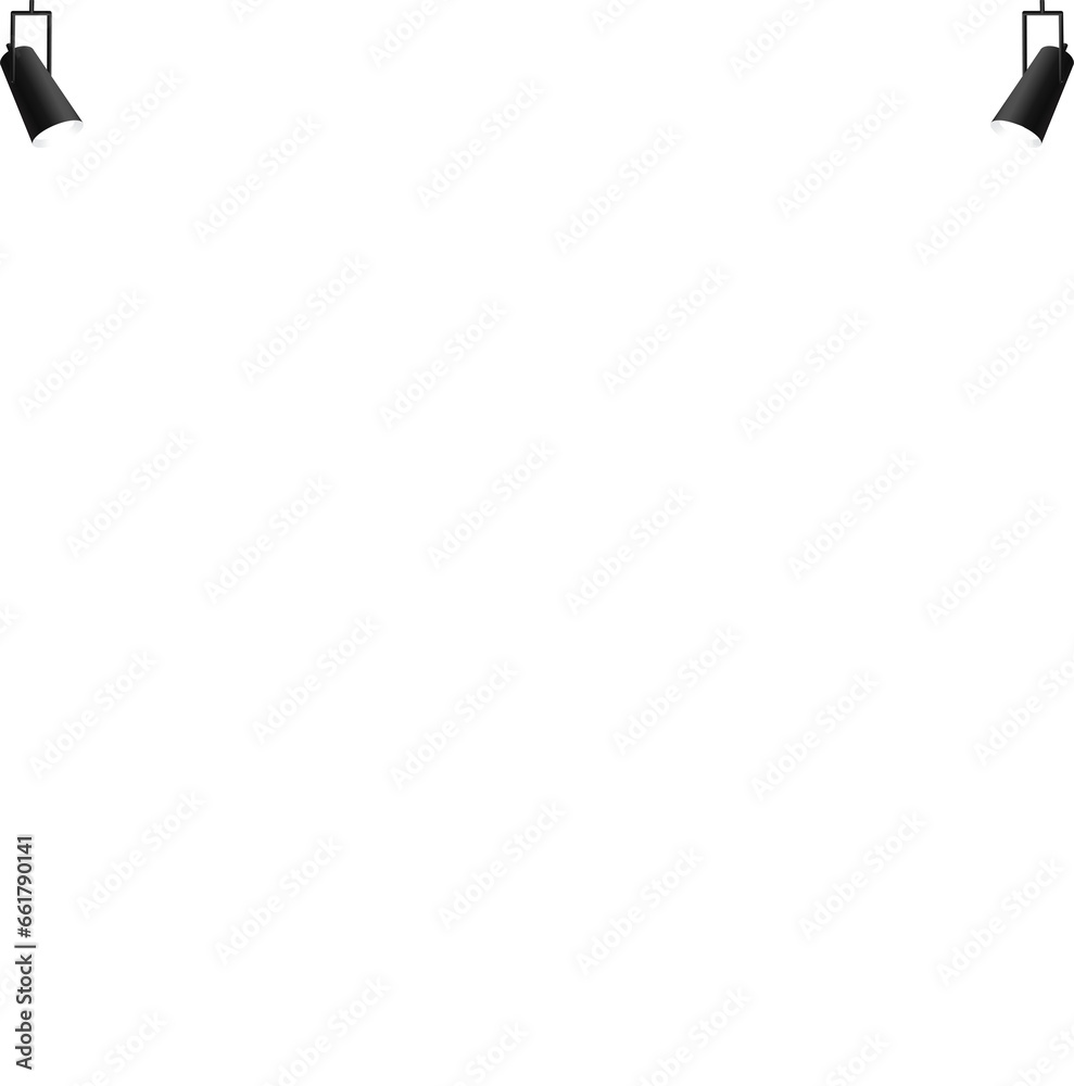 Obraz premium Bright White Spotlight. Scene. Light Effects. Glow light effect. Glowing lamp. PNG.