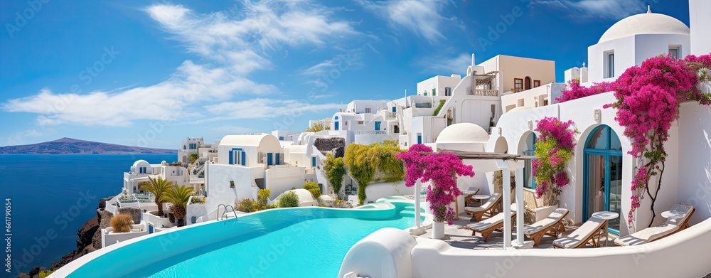 Naklejka premium Oia, traditional greek village