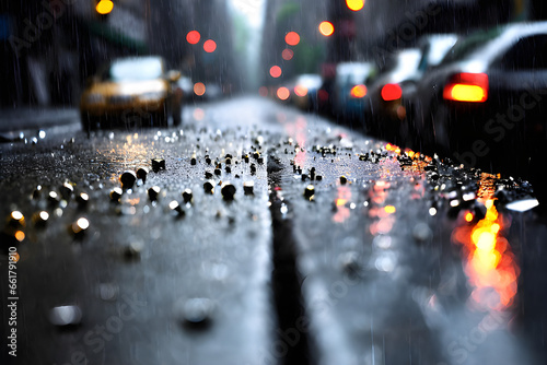 A street where screws pour down like rain