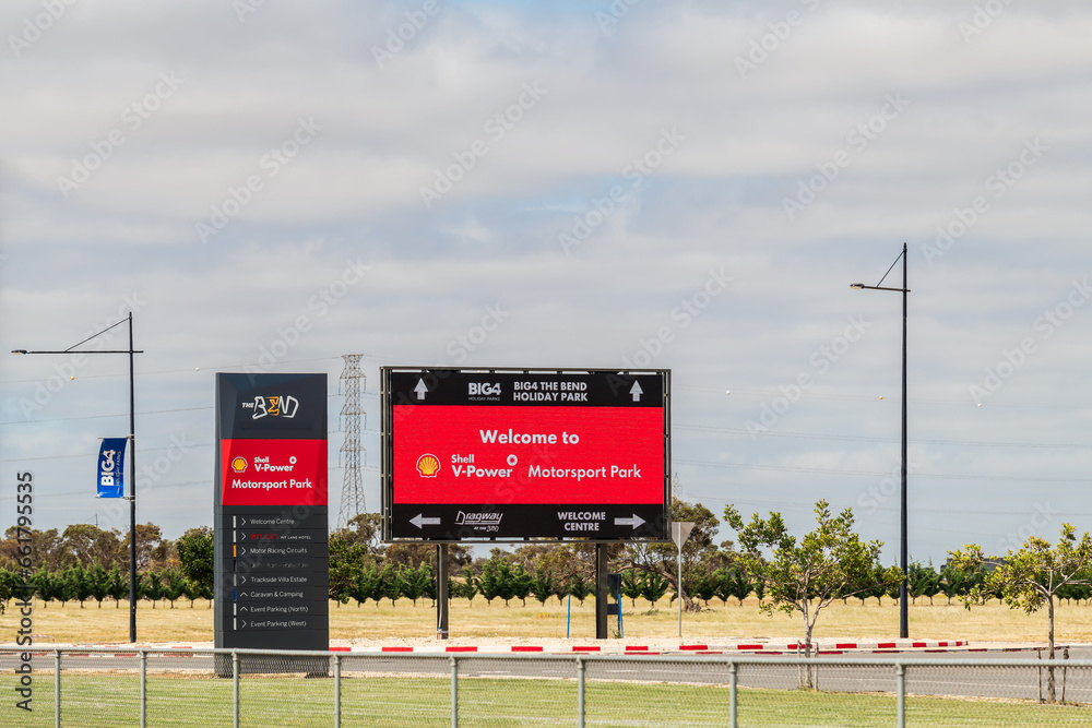 Tailem Bend, South Australia October 13, 2023 Rebranded Shell V