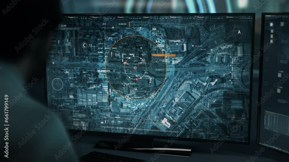 Spy scanner is collecting intelligence about the target using a satellite network. Spy scan is analyzing the intelligence about the criminals. Spy scanner is sending the intelligence to police forces. Spy scanner is collecting intelligence about the target using a satellite network. Spy scan is analyzing the intelligence about the criminals. Spy scanner is sending the intelligence to police forces.