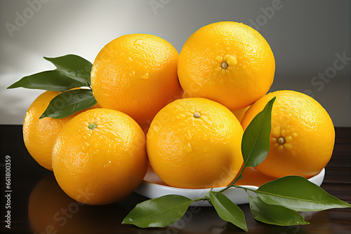 Soczyste pomarańcze, które rozpromienią Twój dzień. To zdjęcie ukazuje naturalną świeżość i apetyczność owoców, idealne jako inspiracja do zdrowego stylu życia i kulinarnych projektów.