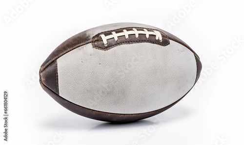 vintage football in brown and light grey 