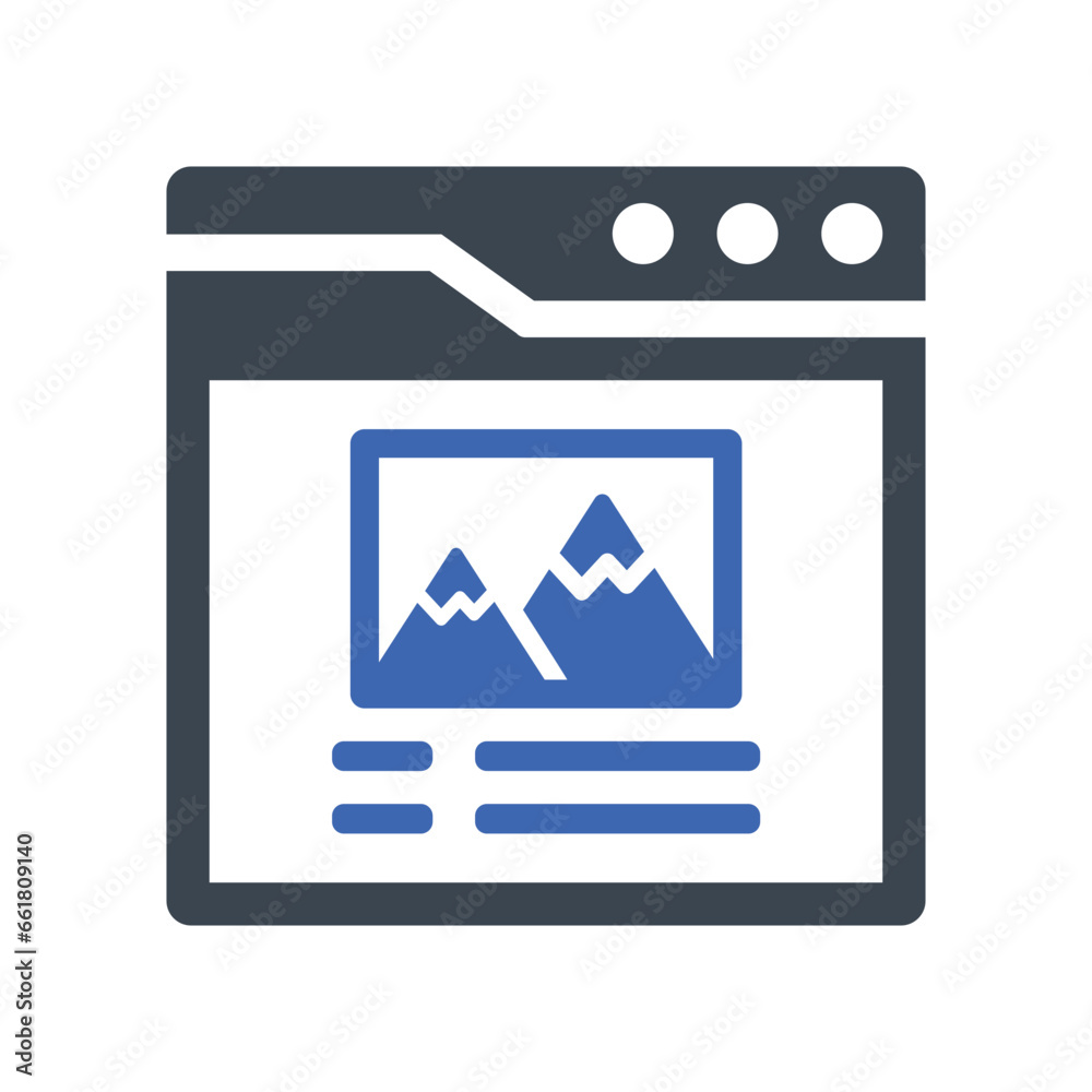 Image preview interface icon Image preview interface icon