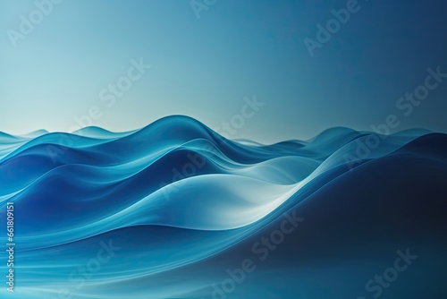 abstract window 11 blue wave background