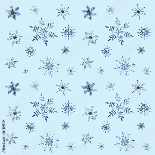 snow crystals - scheekristalle pattern