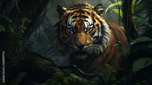 Tiger animal forest