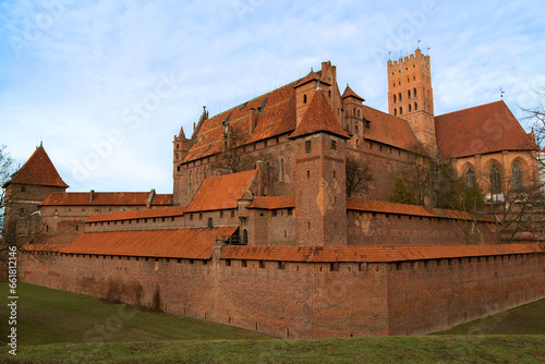 Castle in Malbork in Poland 