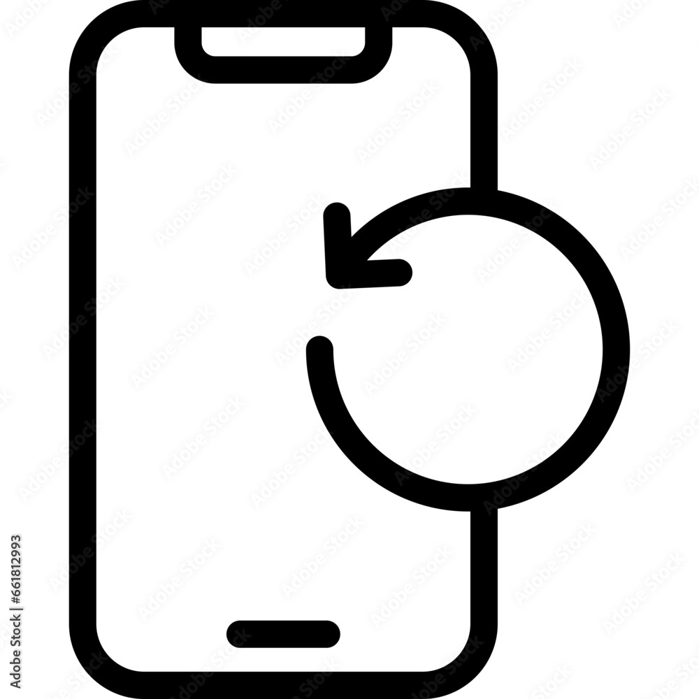 Restart flat icon vector illustration Restart flat icon vector illustration