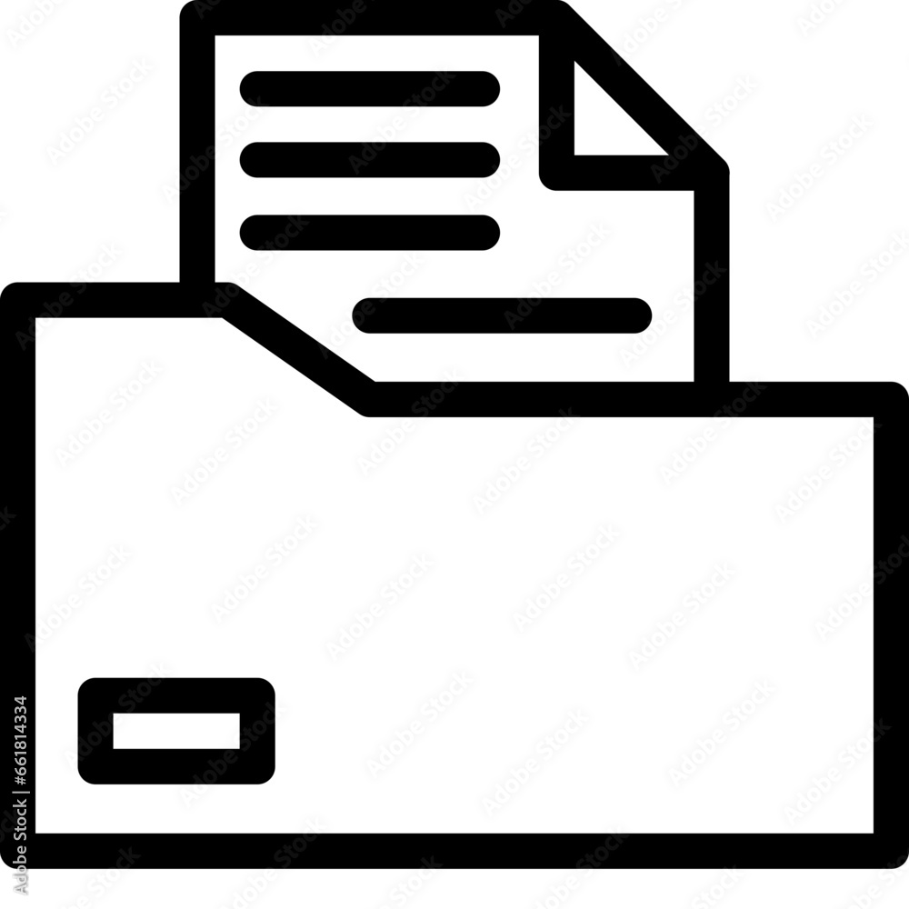 Folder flat icon vector illustration Folder flat icon vector illustration
