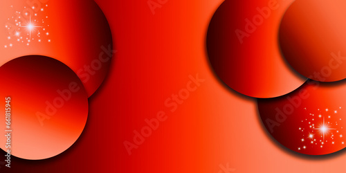 Abstrakcyjne tło, 3D, czerwony wzór w kule
