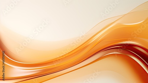 Abstract caramel butterscotch background, wavy fudge texture, ai generated