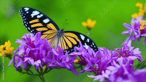 butterfly on a flower © VISHNU