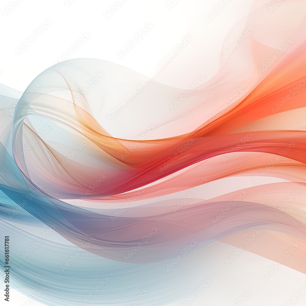 Fototapeta premium Abstract art that uses flowing lines and colors to create a dynamic effect. Great for backgrounds, presentations, posters, greeting cards, motion graphics, graphic design and more.