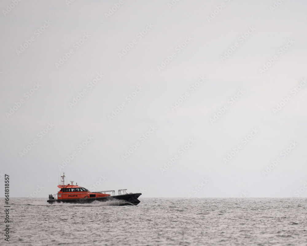 boat on the sea