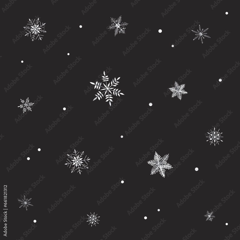 snow crystals - scheekristalle pattern watercolor snow crystals - scheekristalle pattern watercolor