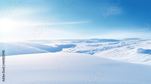 Winter beatifull landscape with snow