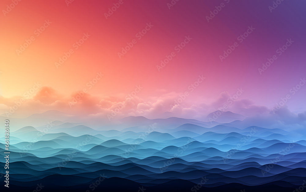 abstract colorful background with waves