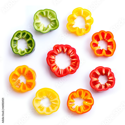 set of flowers fruit, kiwi, food, orange, healthy, green, fresh, fruits, lemon, isolated, slice, citrus, diet, white, 