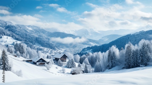 Stunning winter landscape. © Emil