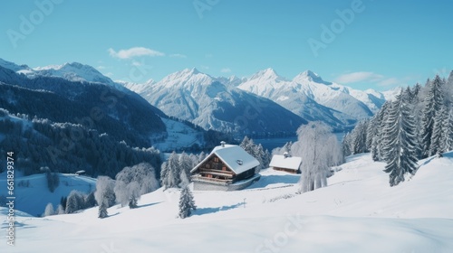 Stunning winter landscape. photo